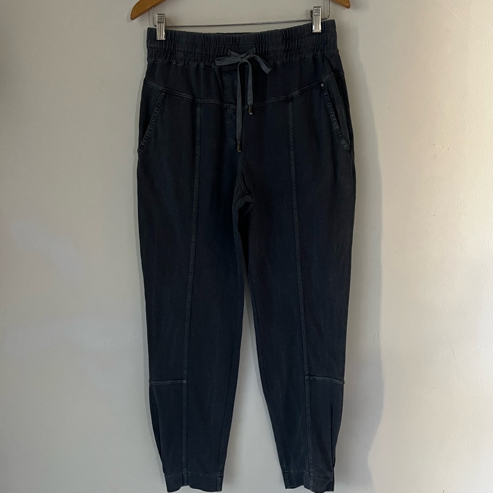 Wrap London Womens Drawstring Elastic Waist Hemp Organic Cotton Sz 6 Casual Pant - Picture 2 of 11